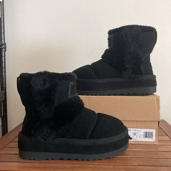 UGG Classic Cloudpeak Cold Weather Boots Black USA Women Size 9/UK 7/EU 40 - Picture 3 of 13